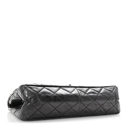 Chanel Metallic Aged Calfskin Quilted 2.55 Reissue 227 Flap So Black 4 of 10
