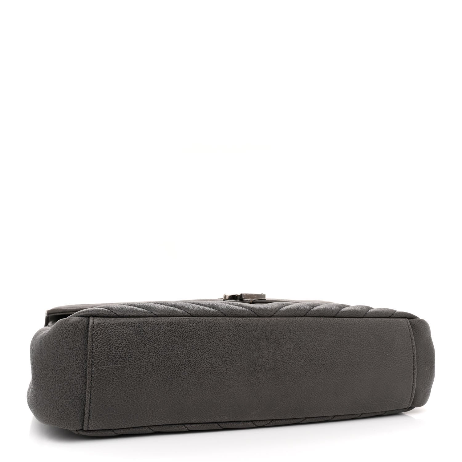 Saint Laurent Sheepskin Matelasse Large Monogram College Satchel Dark Anthracite 4 of 17