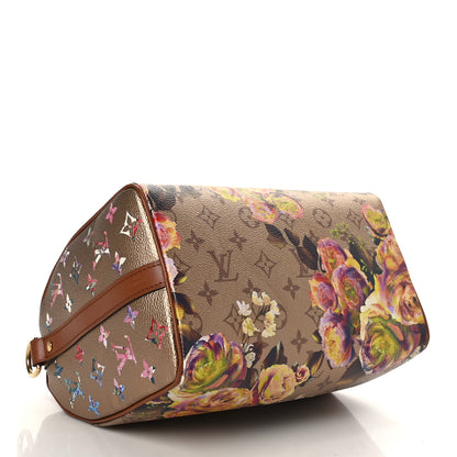 Louis Vuitton Metallic Monogram LV Garden Speedy Bandouliere 25 Gold 4 of 9