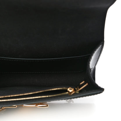 Louis Vuitton Patent Chain Louise MM Black 5 of 12