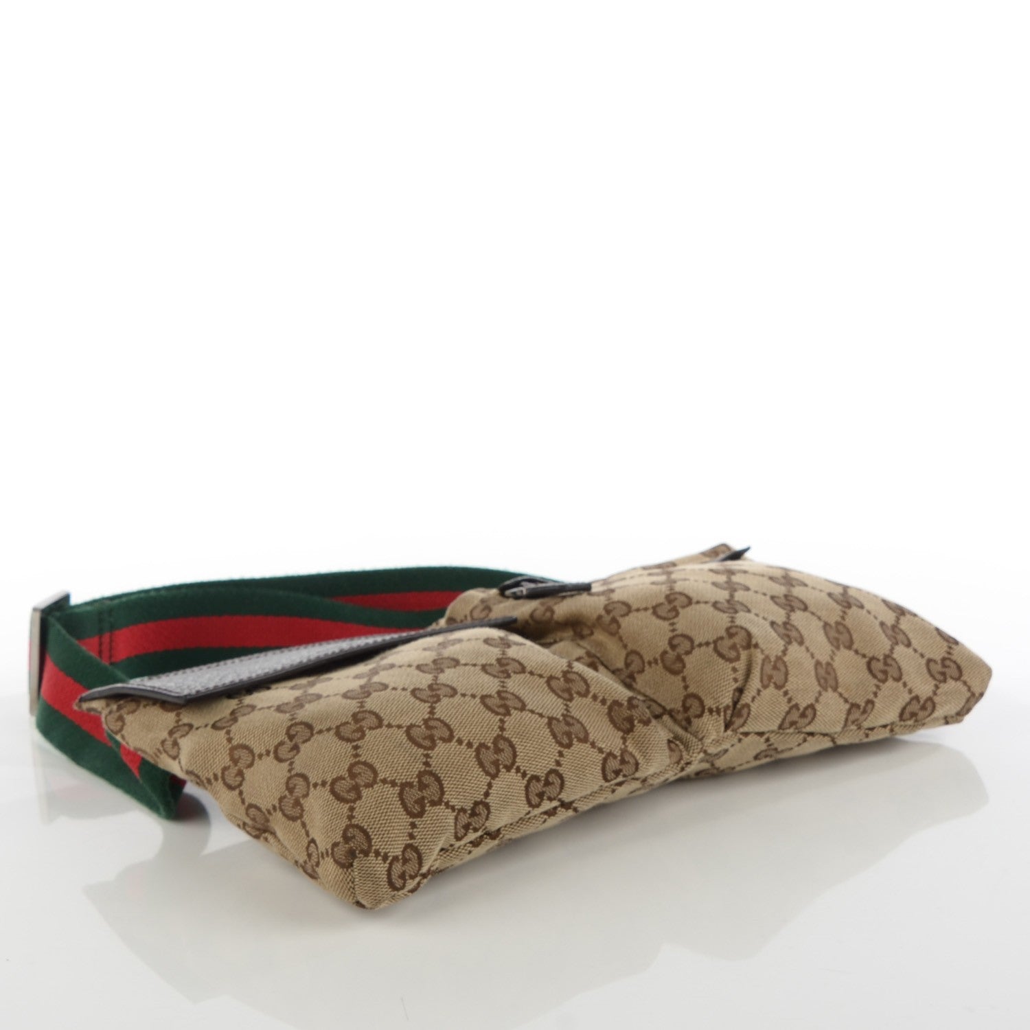 Gucci Monogram Web Belt Bag Dark Brown 4 of 7