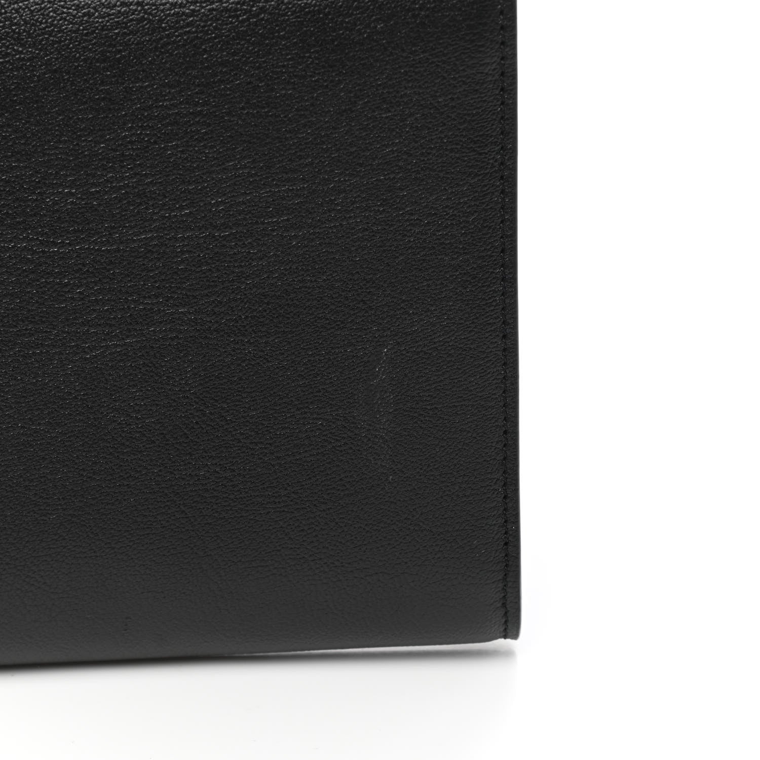 Saint Laurent Calfskin Monogram Large Belle De Jour Clutch Black 12 of 13