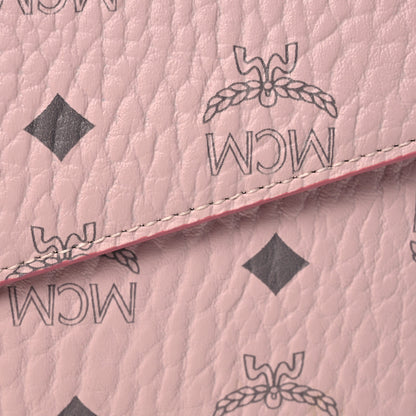 MCM Visetos Medium Patricia Wallet On Chain Soft Pink 9 of 11