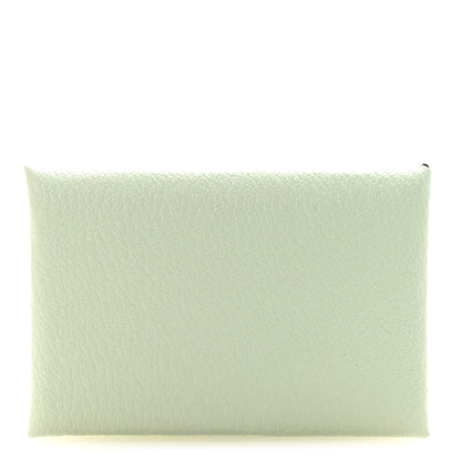 Hermes Chevre Mysore Calvi Card Case Vert Fizz 1 of 8