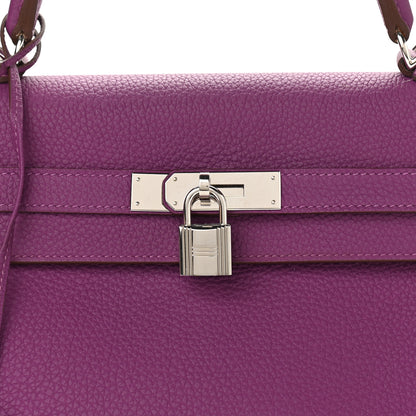 Hermes Togo Kelly Retourne 32 Anemone 7 of 12