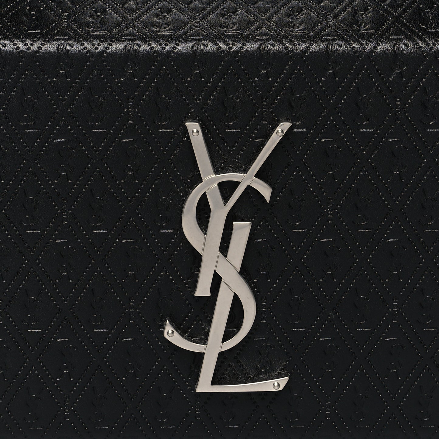 Calfskin Monogram Take Away Box Black