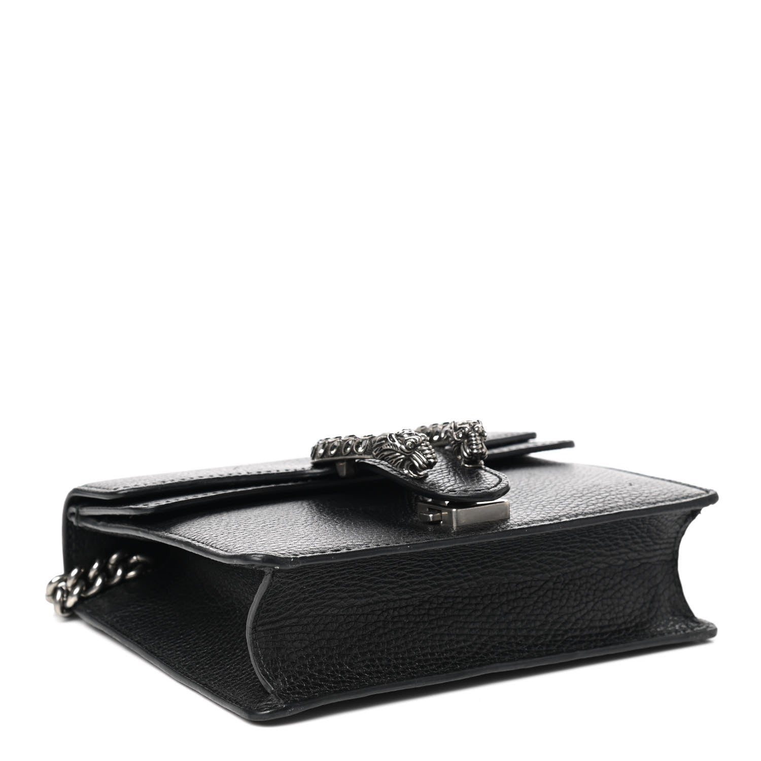 Gucci Calfskin Mini Dionysus Shoulder Bag Black 4 of 12