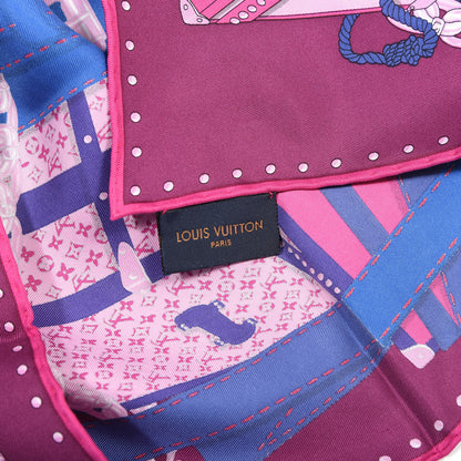 Louis Vuitton Silk That Is A Wrap Square Scarf Prune 4 of 4