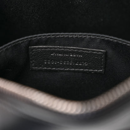 Saint Laurent Calfskin Matelasse Monogram Lou Camera Bag Black 7 of 11