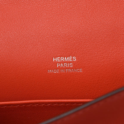Hermes Swift Kelly Pochette Clutch Capucine 6 of 8