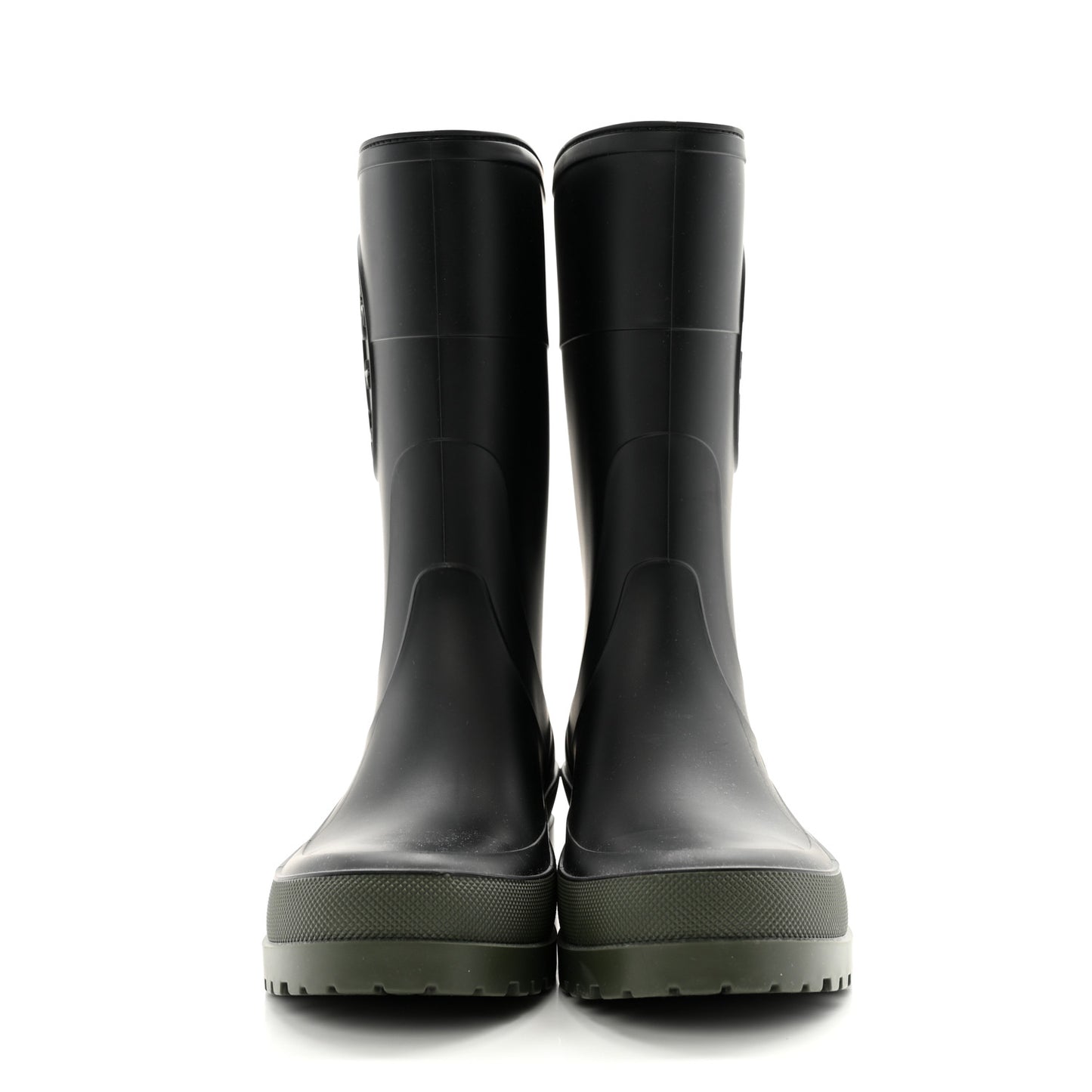 Rubber Diorunion Rain Boots 39 Black Military