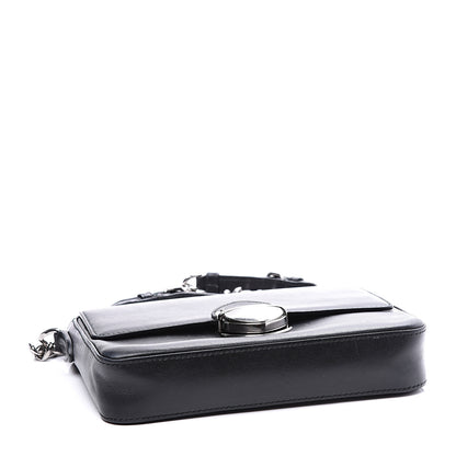 Prada Soft Calfskin Chain Flap Black 3 of 9