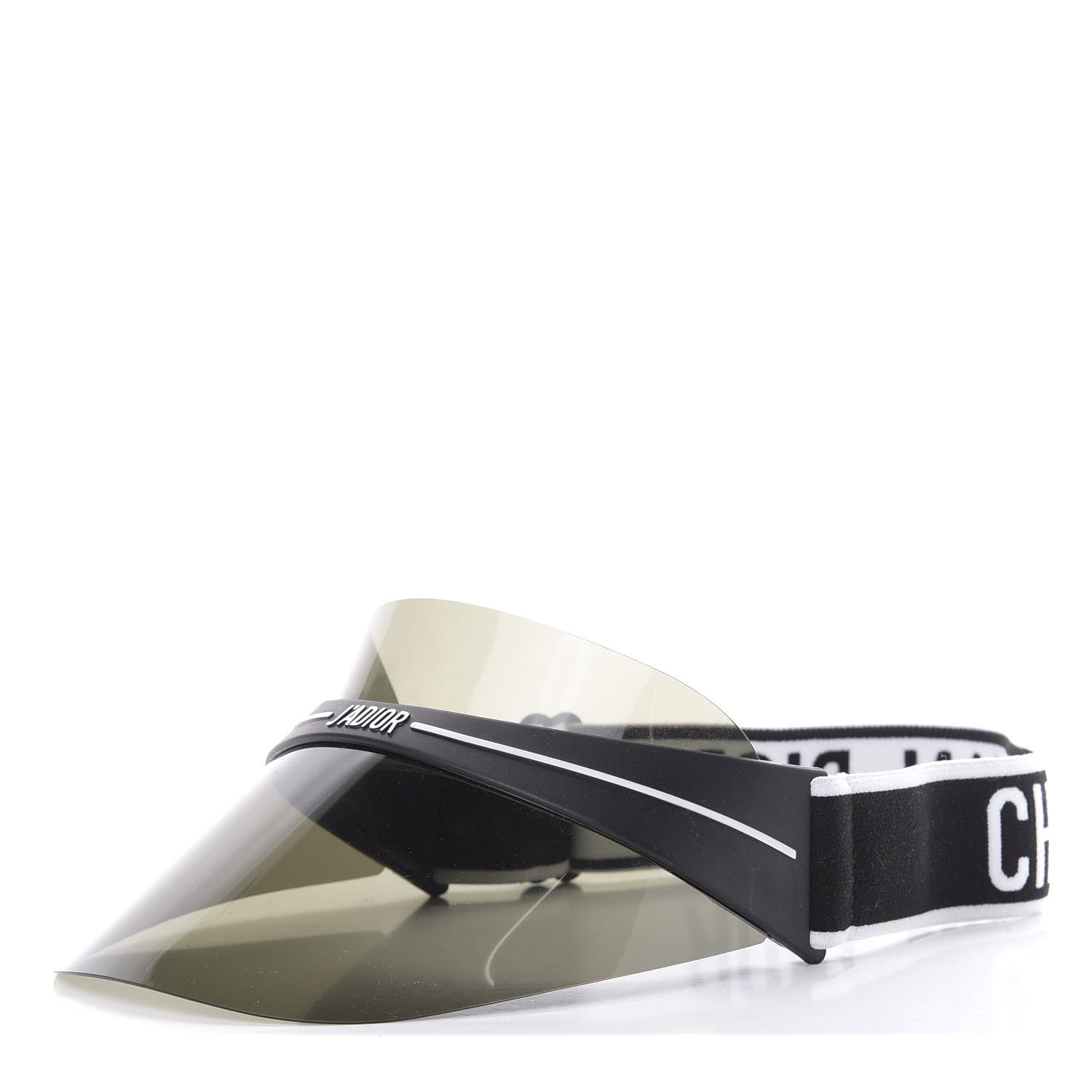 Christian Dior Mirrored DiorClub1 Sun Visor Black 1 of 8