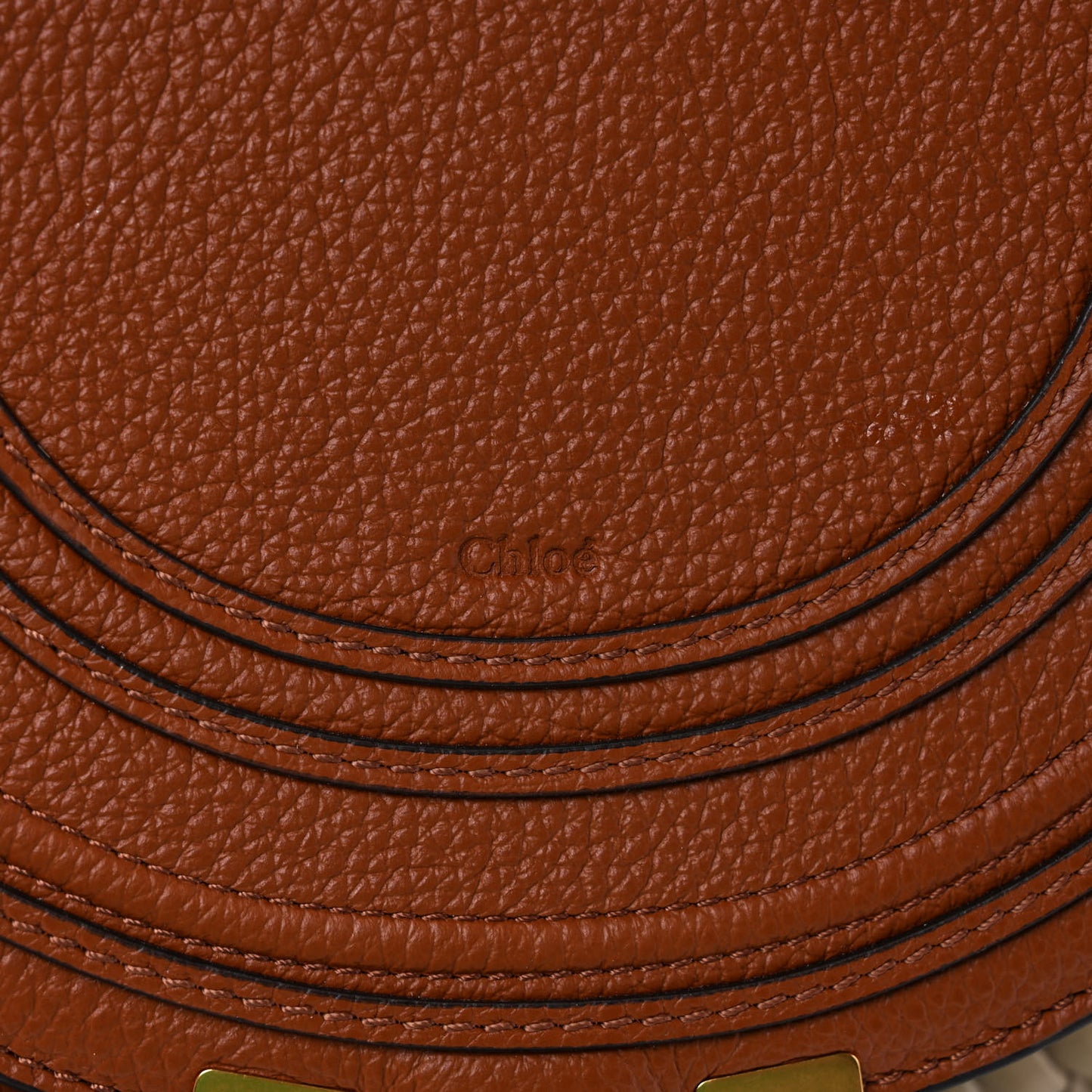 Raffia Small Grain Calfskin Small Marcie Basket Crossbody Tan