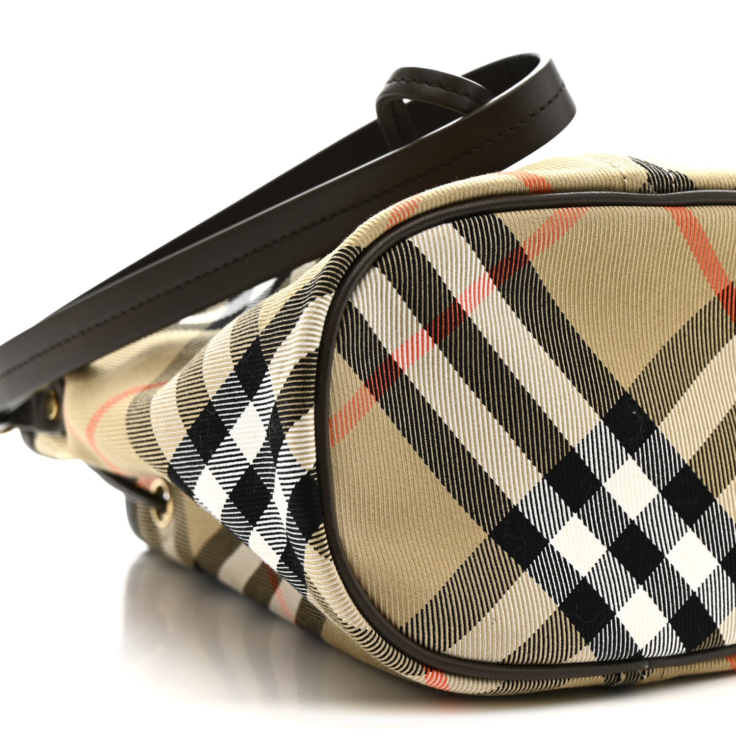 Burberry Check Mini Drawstring Pouch Sand 10 of 12