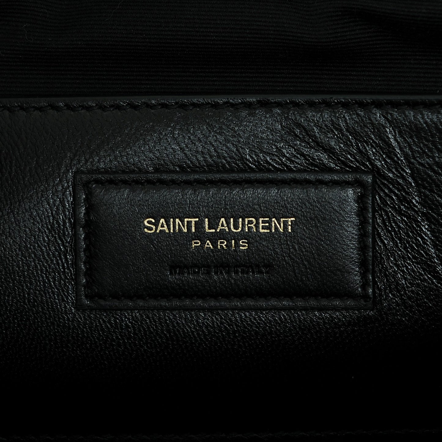 Suede Tri-Quilt Monogram Medium College Bag Black