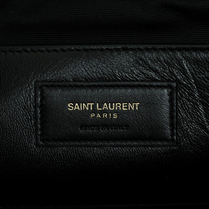 Saint Laurent Suede Tri-Quilt Monogram Medium College Bag Black 6 of 6