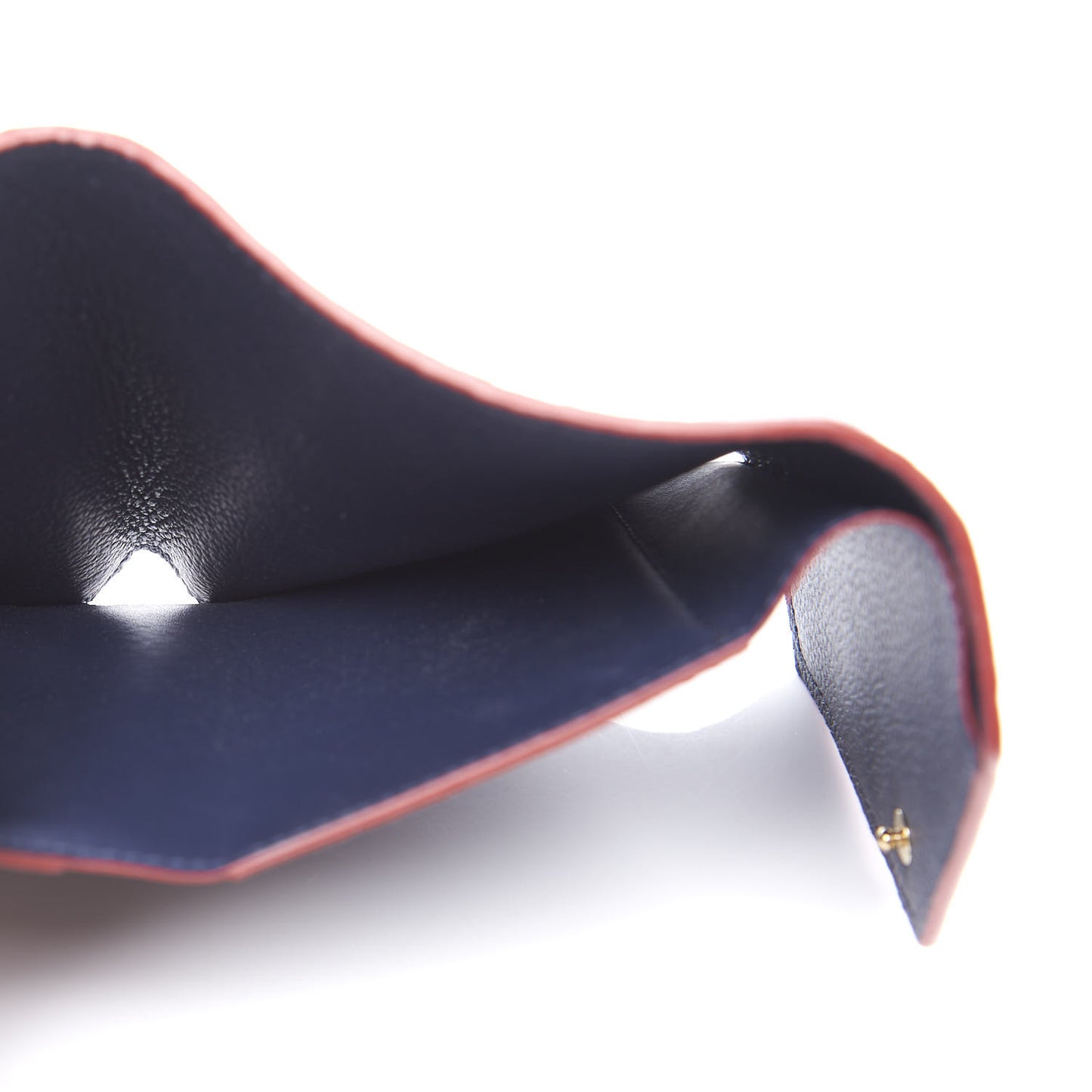 Empreinte Victorine Wallet Marine Rouge