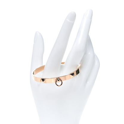 Hermes 18K Rose Gold PM Collier De Chien Bracelet SH 2 of 6