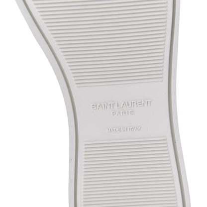 Saint Laurent Perforated Calfskin Andy Low Top Sneakers 39 White 6 of 8
