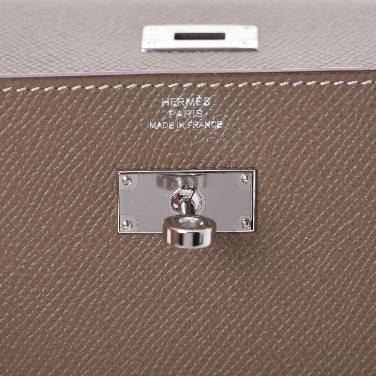 Hermes Epsom Kelly Longue Wallet Etoupe 7 of 8