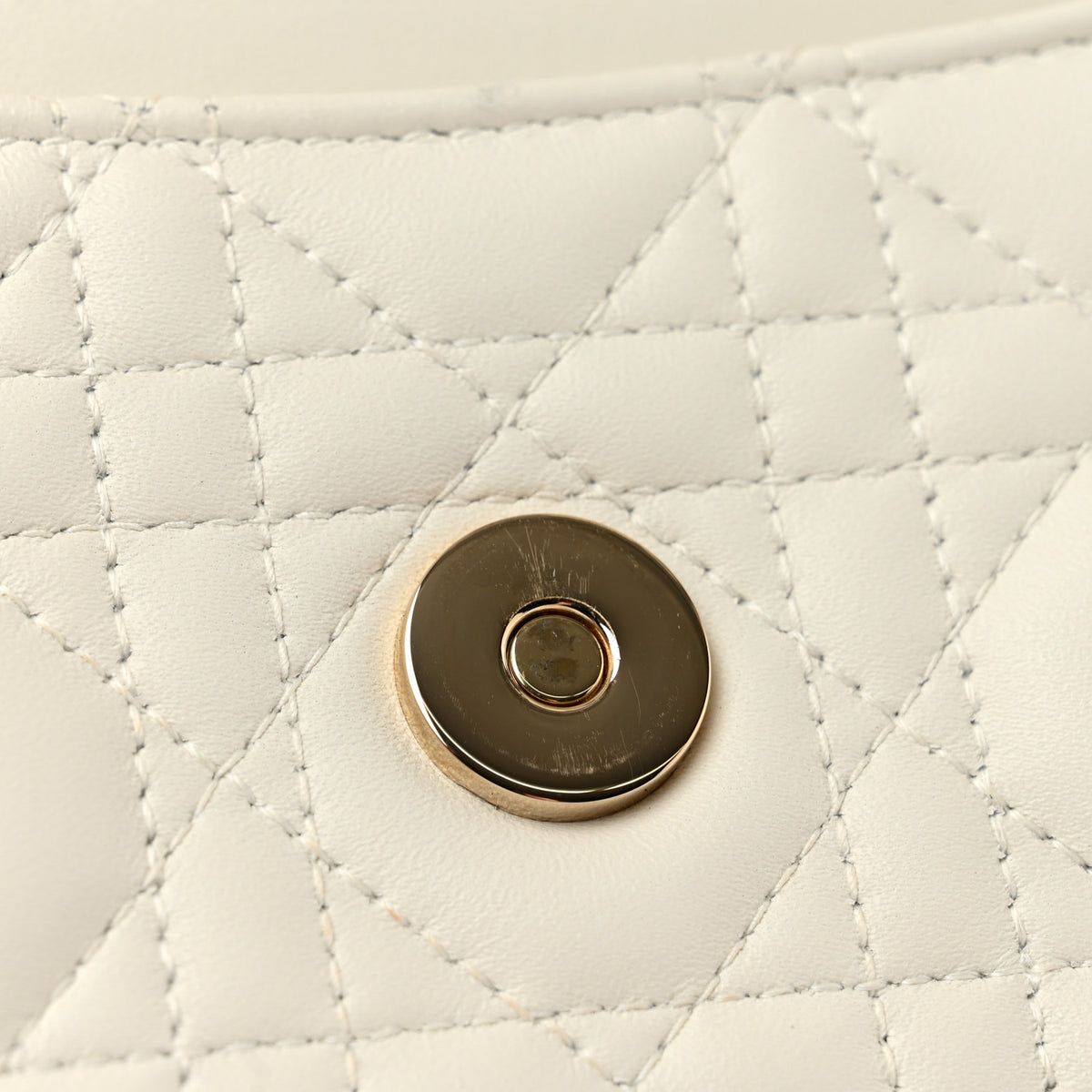 Lambskin Cannage Mini My Dior Bag Latte