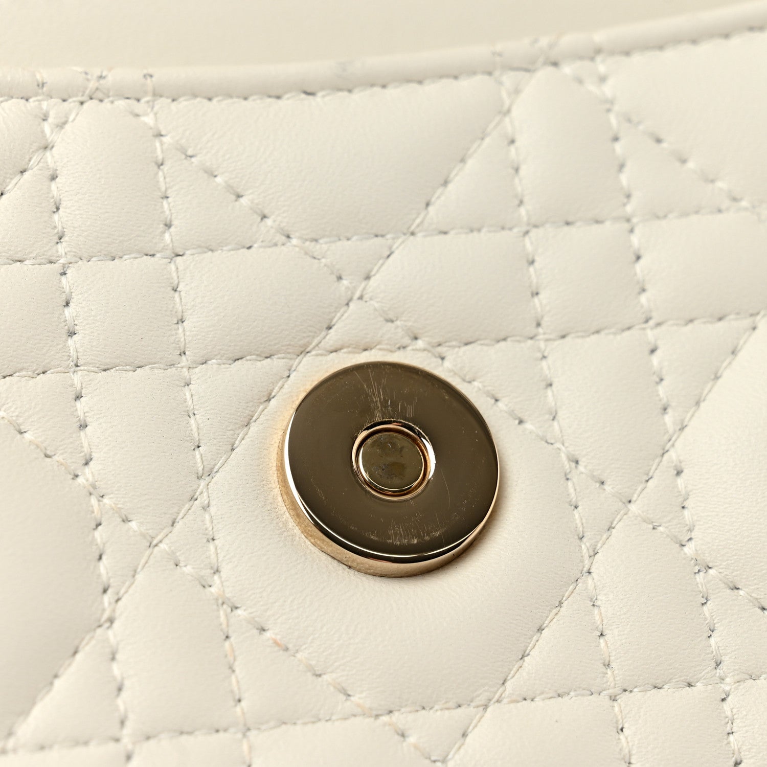 Christian Dior Lambskin Cannage Mini My Dior Bag Latte 10 of 11