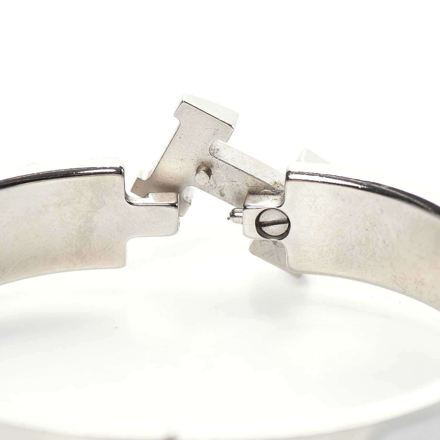 Hermes Enamel Narrow Clic Clac H Bracelet PM White 4 of 6