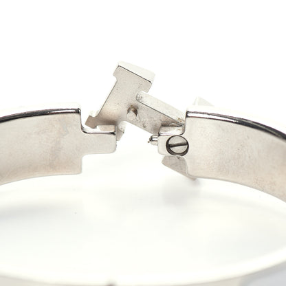 Hermes Enamel Narrow Clic Clac H Bracelet PM White 4 of 6