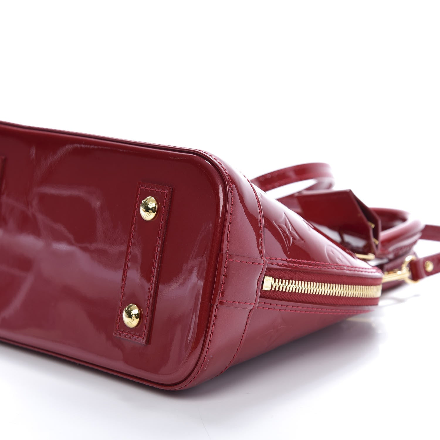 Louis Vuitton Vernis Alma BB Pomme D'Amour 7 of 10