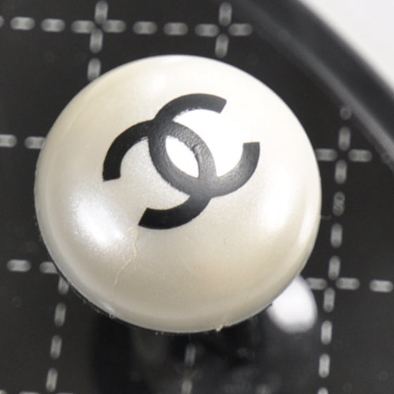 Chanel PVC CC Pearl Thong Sandals 39 1 of 1