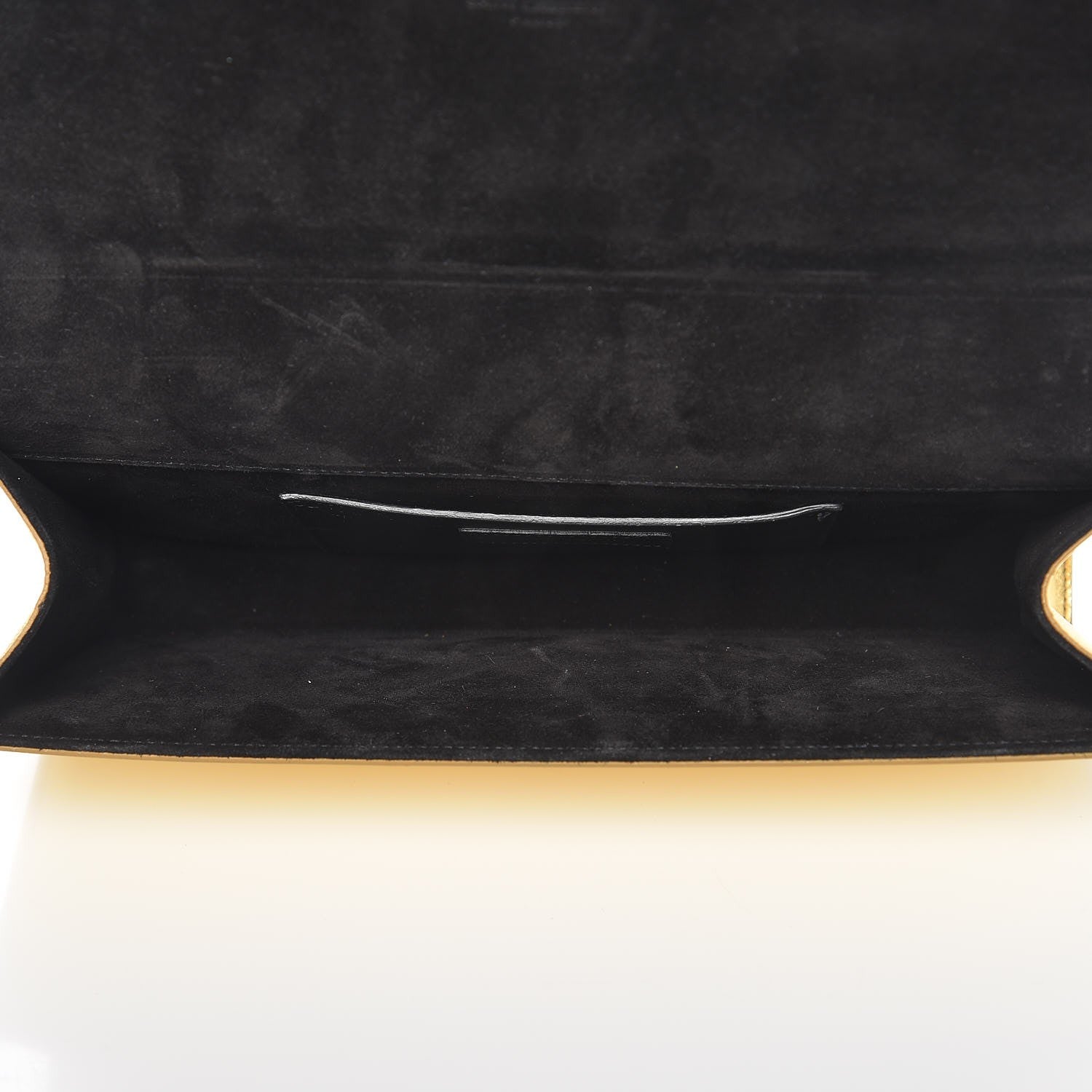 Saint Laurent Metallic Calfskin Monogram Cassandre Clutch Ciad 8 of 9