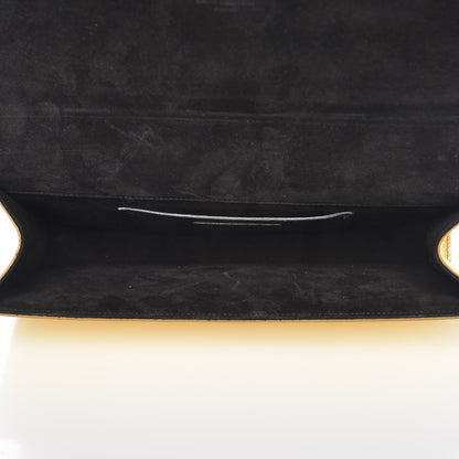 Saint Laurent Metallic Calfskin Monogram Cassandre Clutch Ciad 8 of 9