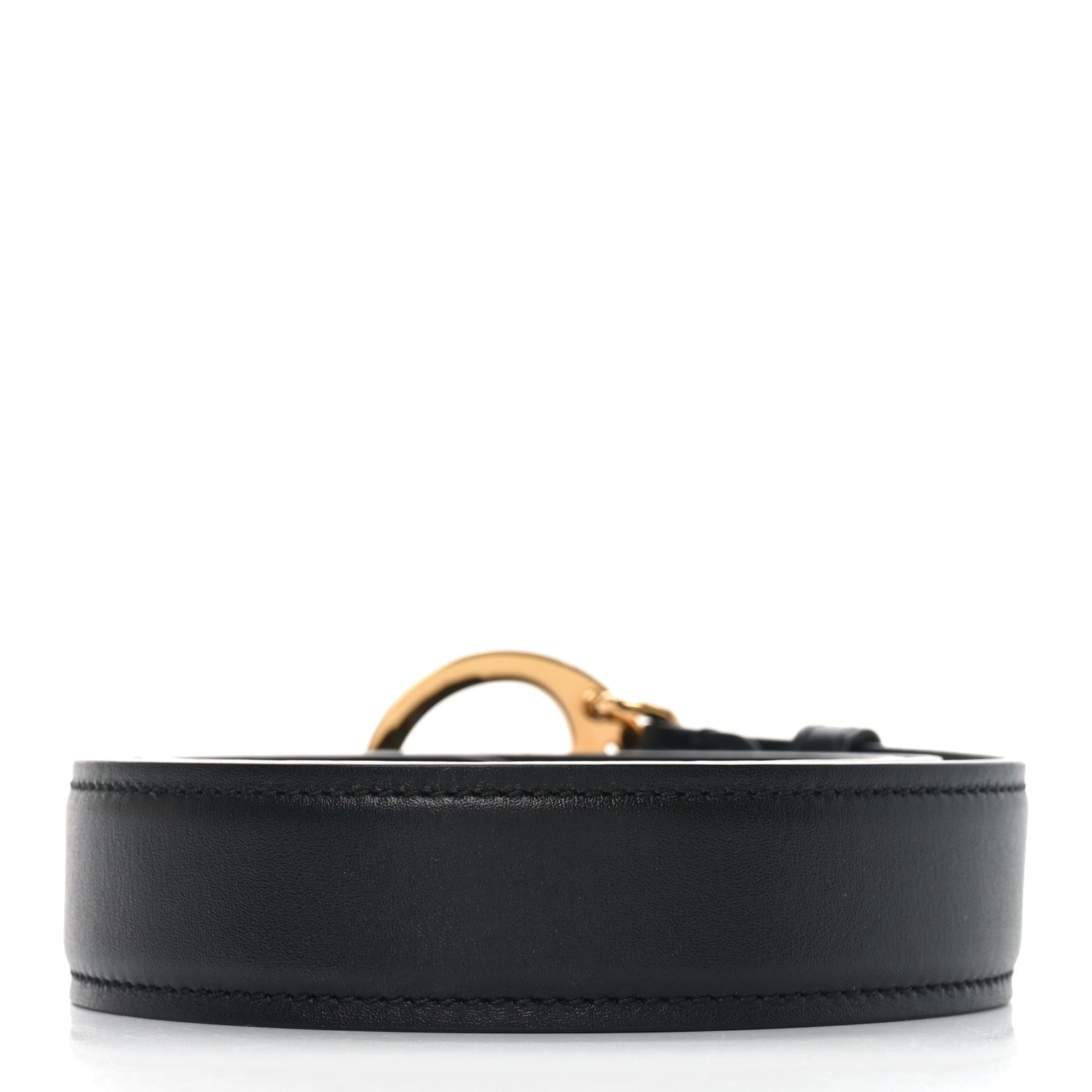 Gucci Ciny Lux Calfskin Blondie 30mm Belt 85 34 Black 2 of 4
