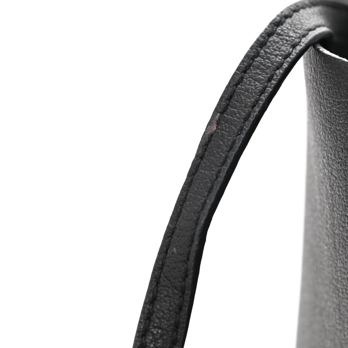 Calfskin Large Shopping Tote Black