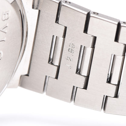 Bulgari Stainless Steel 33mm Automatic Watch Black 6 of 9