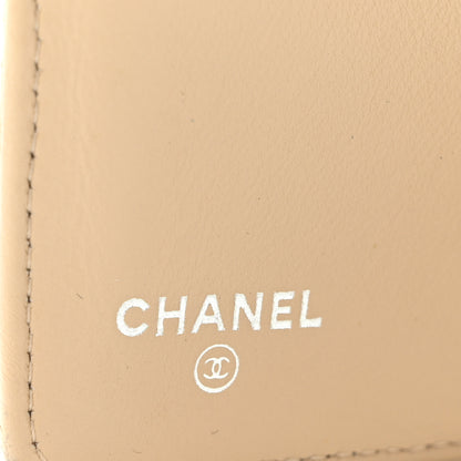 Chanel Caviar Quilted CC French Wallet Light Beige 6 of 10