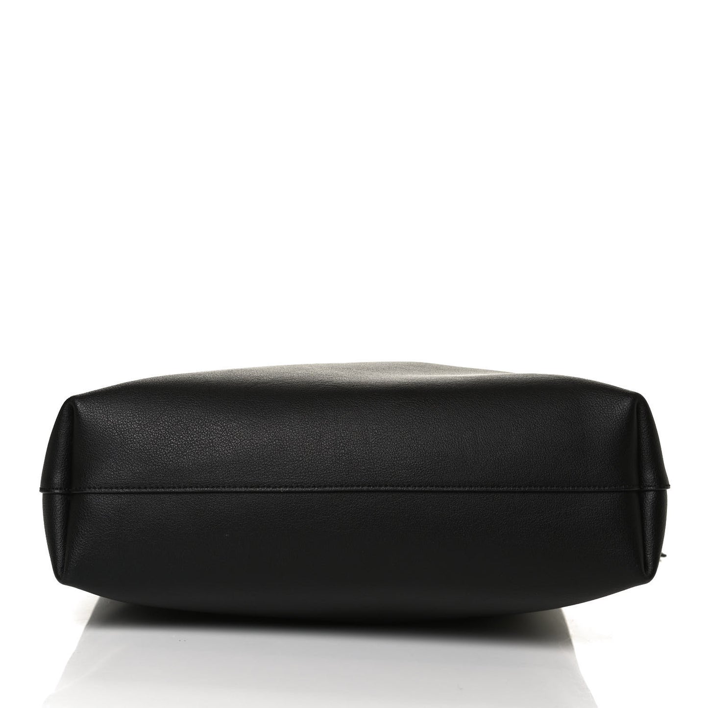 Calfskin Medium Shopping Tote Black