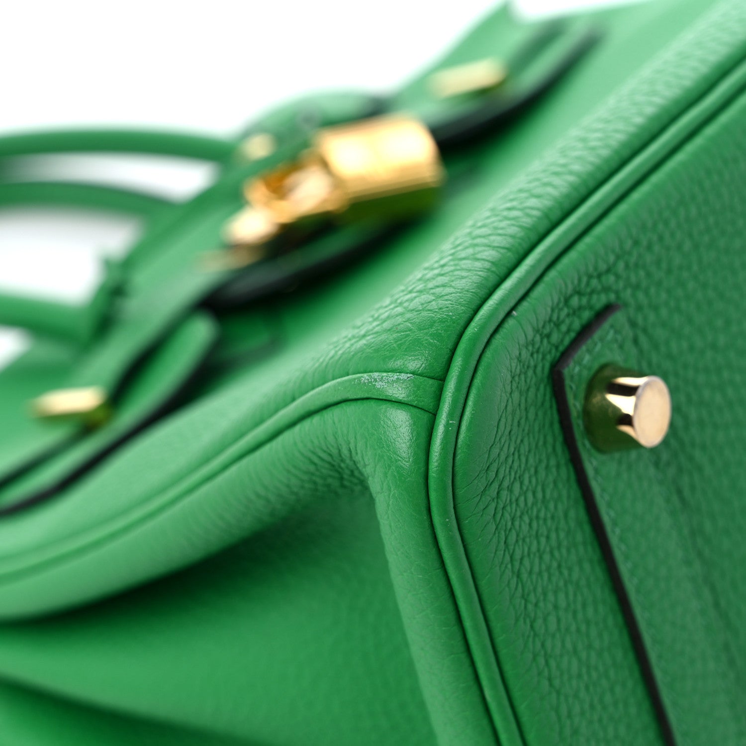Hermes Togo Birkin 25 Bambou 8 of 12