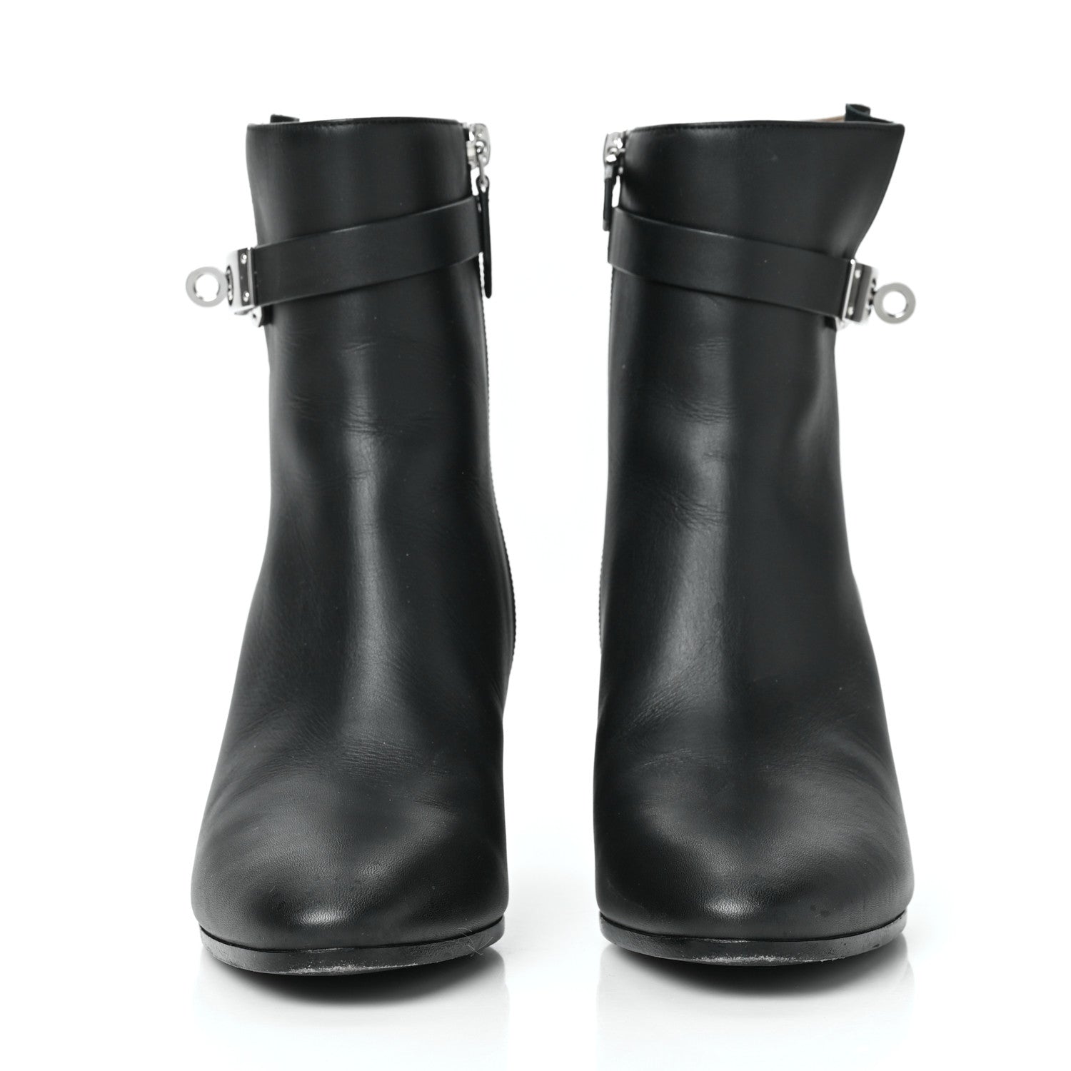 Hermes Calfskin Saint Germain Ankle Boots 36 Black 2 of 8