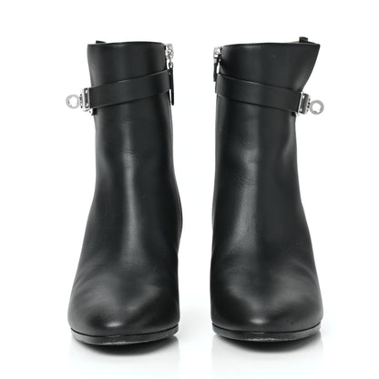 Hermes Calfskin Saint Germain Ankle Boots 36 Black 2 of 8