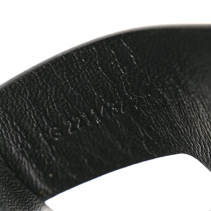 Hermes Goatskin Elda Espadrille Wedge Sandals 38 Black 9 of 9