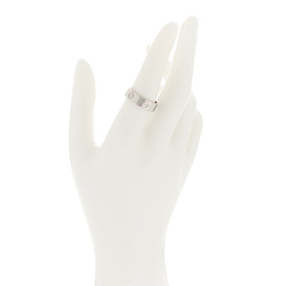 Cartier 18K White Gold 5.5mm LOVE Ring 55 7.25 2 of 5