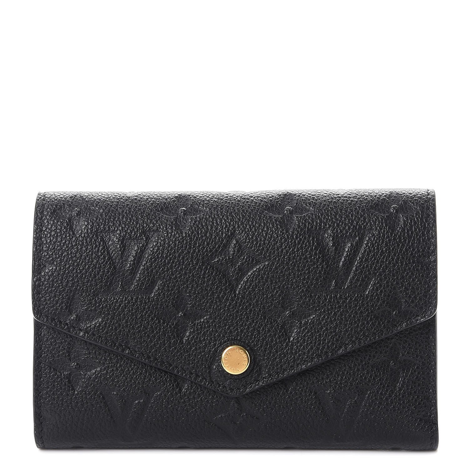 Louis Vuitton Empreinte Compact Curieuse Wallet Black 1 of 8