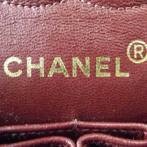 Chanel Lambskin Small Double Flap Dark Brown 10 of 14