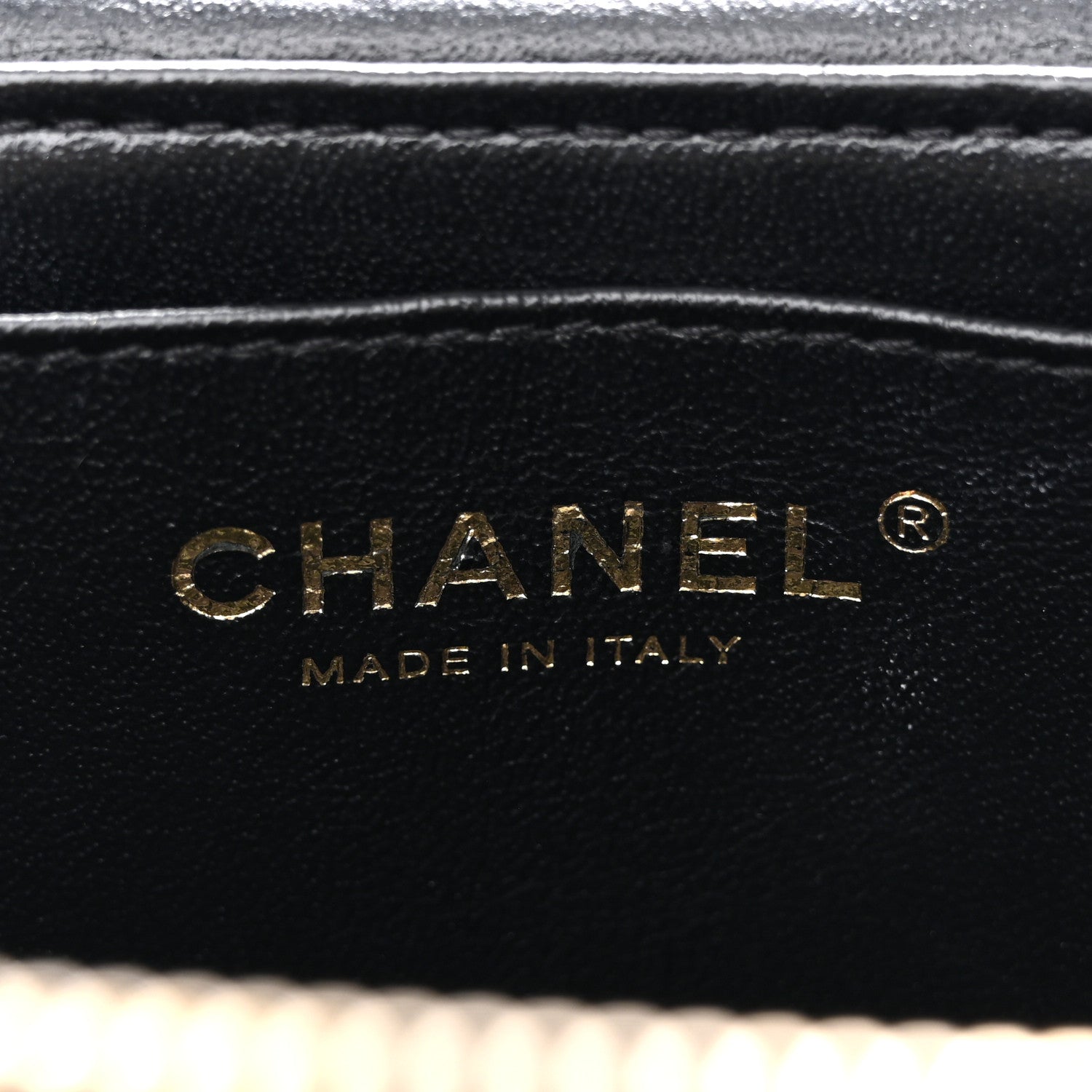 Chanel Lambskin Quilted Trendy Vanity Case Black 6 of 14