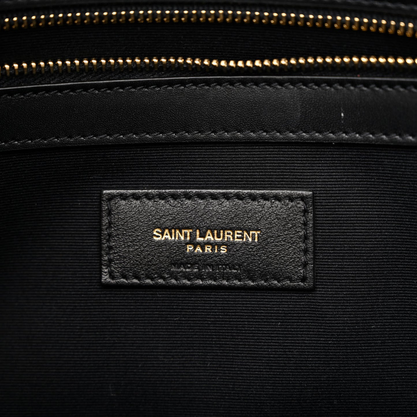 Canvas Calfskin Medium Manhattan Shopper Tote Natural Black