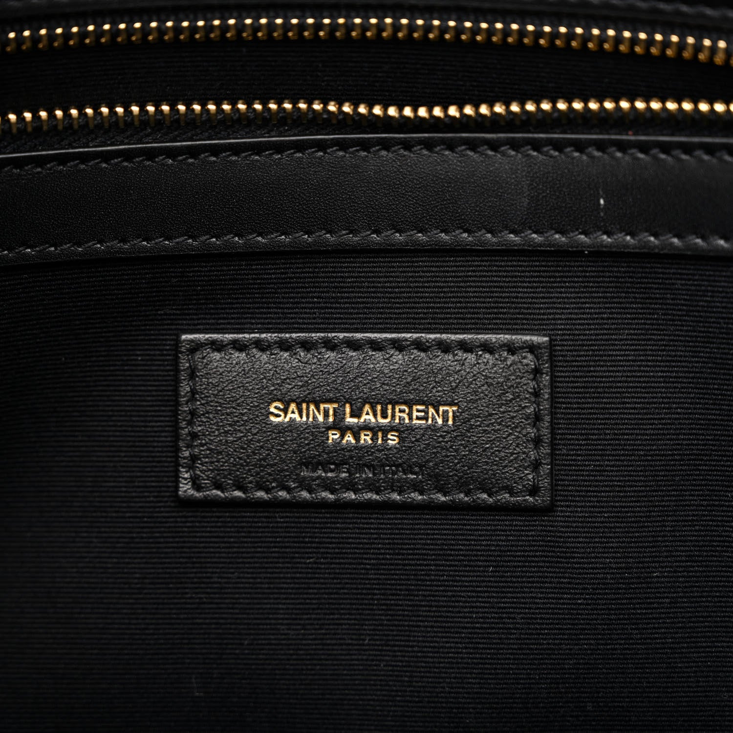 Saint Laurent Canvas Calfskin Medium Manhattan Shopper Tote Natural Black 6 of 11