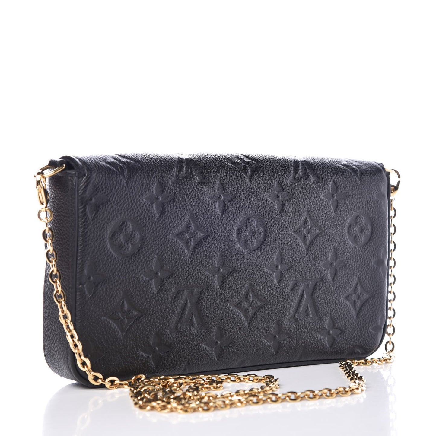 Empreinte Pochette Felicie Chain Wallet Black