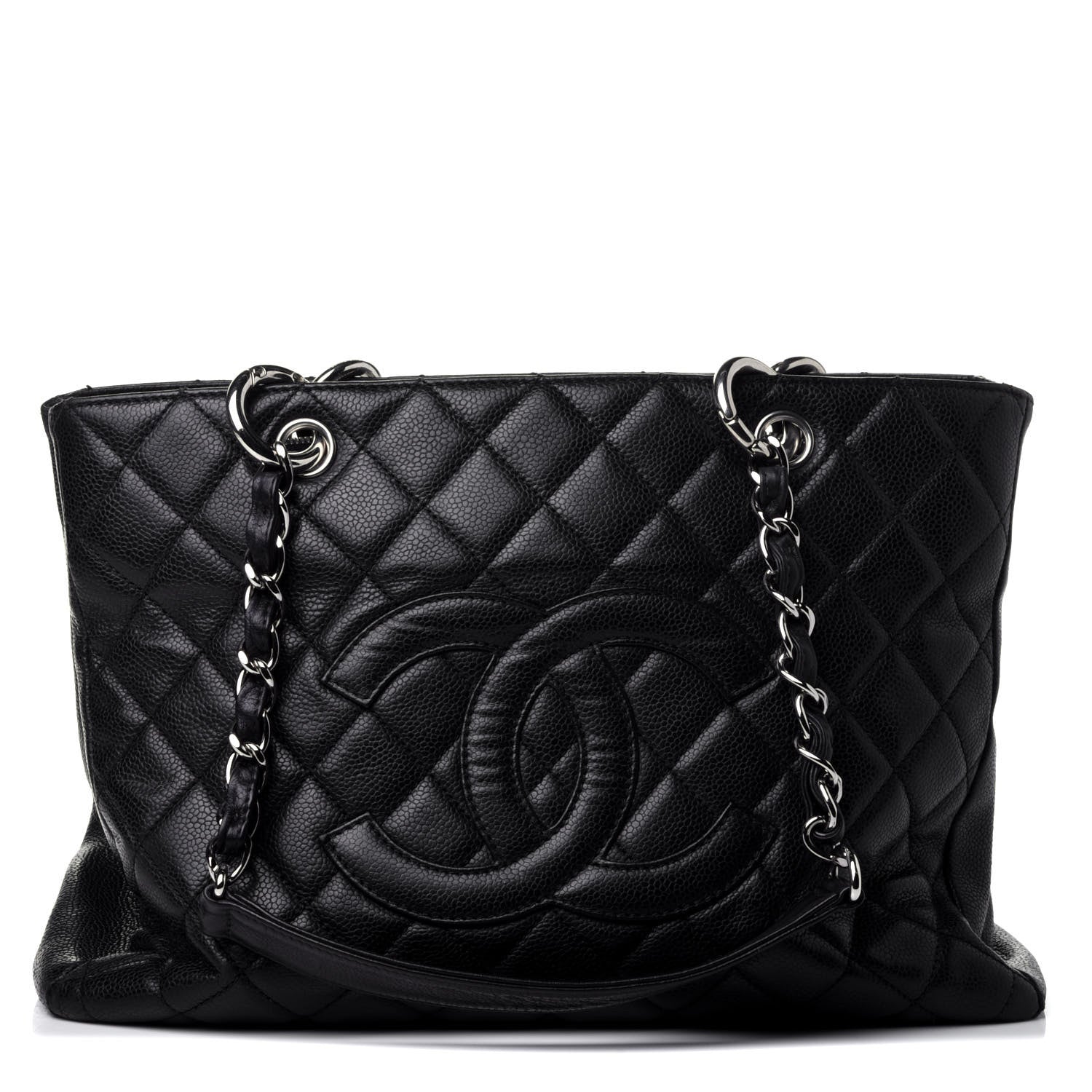 Chanel Caviar Quilted Grand Shopping Tote GST Black 1 of 10